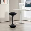 HOMCOM Backless Wobble Chair, Standing Desk Chair, Adjustable Active Ergonomic Stool Chair, with Rocking Motion, Padded - 2 of 4