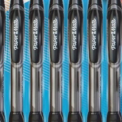 Paper Mate Profile 8pk Ballpoint Pens 1.4mm Bold Tip Black