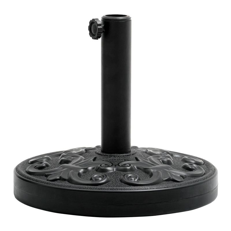 28.83lbs Patio Market Umbrella Circular Base Holder Filled with Concrete/Cement - Crestlive Products, 1 of 7