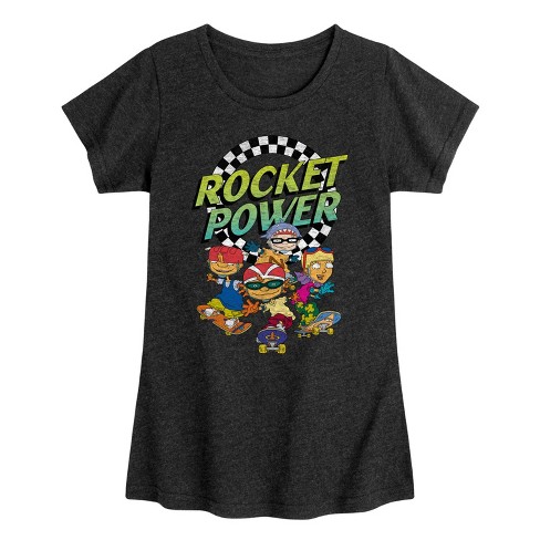 Girls' - Rocket Power - Finish Line Fitted Short Sleeve Graphic T-Shirt - image 1 of 4