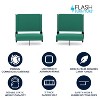 Flash Furniture Set of 2 Grandstand Comfort Seats by Flash - 500 lb. Rated Lightweight Stadium Chair with Handle & Ultra-Padded Seat - 2 of 4