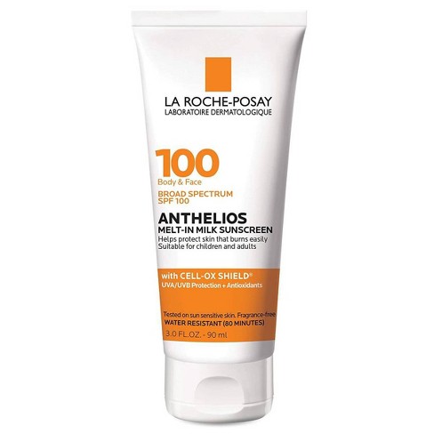 La Roche Posay Anthelios Melt In Milk Sunscreen Lotion - Spf 100 - 3.0 Fl  Oz : Target