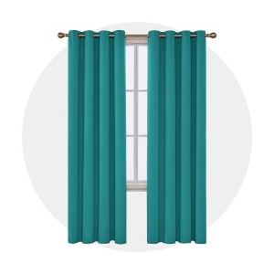 Deconovo Blackout Thermal Grommet Window Curtain 1 Panel - 1 of 4