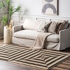 Nuloom Aleetza Southwestern 8x10 Jute Indoor Area Rug for Dining Room Rug Neutral Rug Living Room Rug, Dark Grey - 2 of 4