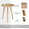 MH London Konak 22" Solid Wood End Table Round Top - 4 of 4