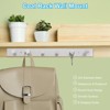 Unique Bargains 304 Stainless Steel Waterproof Rustproof Multi-hook Coat Hooks 2 Pcs - 3 of 4