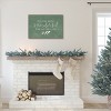 Amanti Art Green Christmas IV by Becky Thorns Canvas Wall Art Print Framed 33-in. x 23-in. - 4 of 4