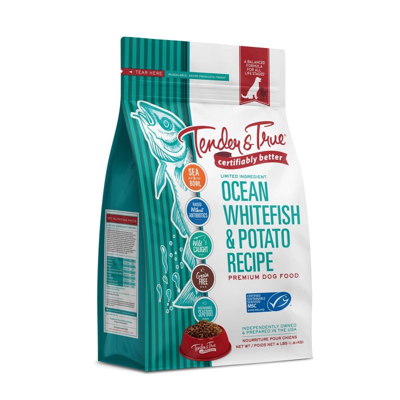 Tender & True Ocean White Fish and Potato Recipe Dry Dog Food, 1 of 6
