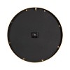 Kate & Laurel All Things Decor 22"X22" Pronte Wood Wall Clock Black/Gold - 4 of 4