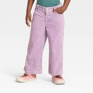 Toddler Girls' Corduroy Pants - Cat & Jack™ Lavender Mauve - 1 of 3