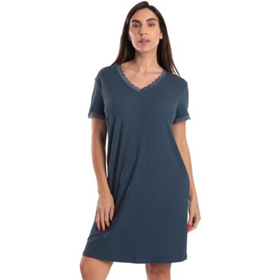 Just Love Short Sleeve Nightgown for Women – Cozy, Lightweight Sleepwear with Classic Design