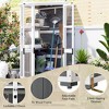 Mini Greenhouse Storage Shed: 63" Height, Wood, Waterproof and Secure - 3 of 4