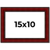 PosterPalooza | Photo Size Weathered Red Picture Frame - UV Acrylic, Foam Board Backing, Hanging Hardware - 2 of 4