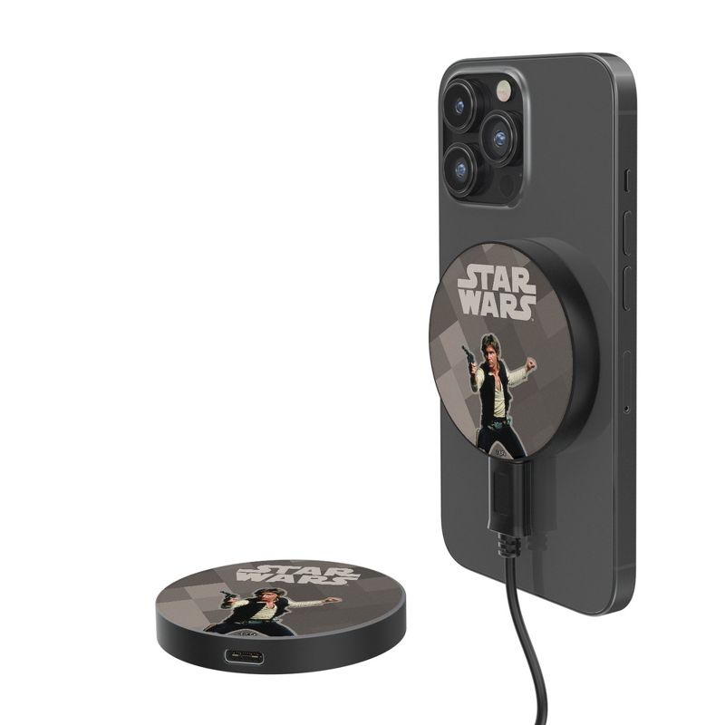 Keyscaper Star Wars Han Solo Color Block 15-Watt Wireless Magnetic Charger, 1 of 2