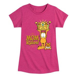 Girls' - Nickelodeon - Mother's Day Fitted Short Sleeve Graphic T-Shirt - 1 of 4
