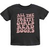 The Juniper Shop Pretty Girls Read Books Youth Short Sleeve Tee - 2 of 4