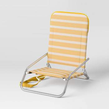 Cushioned Sand Chair with Carry Strap - Yellow - Threshold™