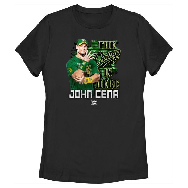 Women's WWE John Cena The Champ is Here T-Shirt, 1 of 5
