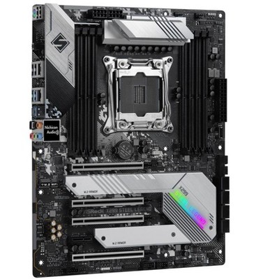 Asrock X299STEELLEGEND X299 Steel Legend LGA2066/ Intel X299/ DDR4/ 3-way CrossfireX & 3-way SLI/ SATA3 & USB 3.2/ M.2/ ATX Motherboard