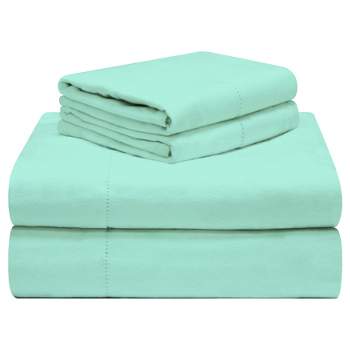 Pointehaven Ultra Super Soft Heavy Weight 190 GSM 100% Cotton Printed or Solid Flannel Deep Pocket Sheet Set
