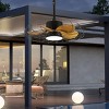 23″ Wet-Rated Outdoor Ceiling Fan with Light, Quiet Small Patio Ceiling Fan for Porch, Deck, and Gazebo – The Pop Home - 3 of 4