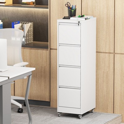 NicBex 2 Drawer File Cabinet with Lock,Office Cabinet with Handle Free Design,Modern Storage Cabinet,Filing Cabinet for Home Office