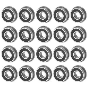 Unique Bargains Chrome Steel Rubber Shielded Flanged Ball Bearing - 1 of 4