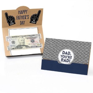 Big Dot of Happiness My Dad is Rad - Father's Day Money and Gift Card Holders - Set of 8 - 1 of 4