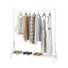 HDZNVF Garment Rack Freestanding Hanger Multi-functional Single pole Bedroom Clothing Rack Bedroom, White - 3 of 4