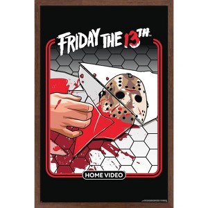 Trends International Friday the 13th: Seasons of Scare - Home Video Framed Wall Poster Prints - 1 of 4