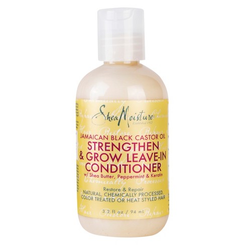 Sheamoisture Jamaican Black Castor Oil Strengthen Growth Leave In Conditioner 3 2 Fl Oz Target