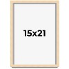 PosterPalooza | Classic Modern Yellow Picture Frame - UV Acrylic, Foam Board Backing, Hanging Hardware - 2 of 4