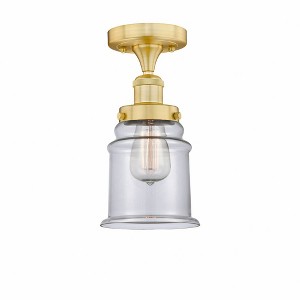 Canton - 1 Light Semi-Flush Mount In Industrial Style-11 Inches Tall and 6 Inches Wide - 1 of 1
