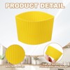 Unique Bargains Silicone Protective Heat Resistant Non Slip Coffee Cup Sleeve 6 Pcs - 3 of 4