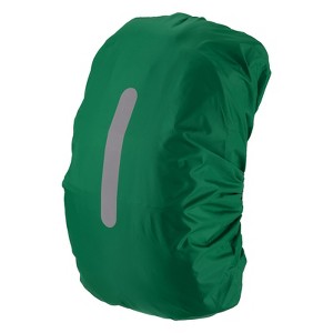 Unique Bargains Waterproof Backpack Rain Cover with a Vertical Reflective Strap for Hiking/Biking 1 Pc - 1 of 4