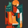 Men's Design By Humans Cat Cat Cat By radiomode T-Shirt - 2 of 4