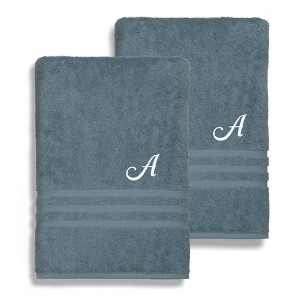 Linum Home Textiles 100% Turkish Cotton 2PC Denzi Bath Towel Set - 1 of 1