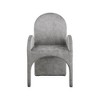 Meridian Furniture,Summer Velvet Dining Arm Chair, Set of 2 - 3 of 4