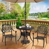 Yaheetech 18inch Outdoor Patio Market Umbrella Base Bronze - 3 of 4