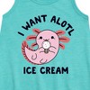 Girls' - Instant Message - I Want Alotl Ice Cream Graphic Sleeveless Aline Dress - 2 of 4