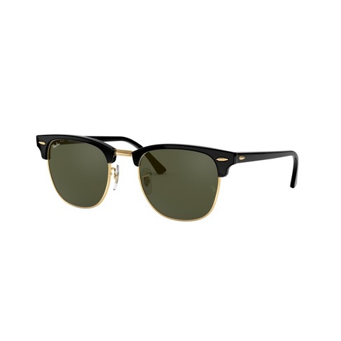 Ray Ban Clubmaster Rb3016 51mm Clubmaster Unisex Square Sunglasses Green Classic G 15 Lens Target