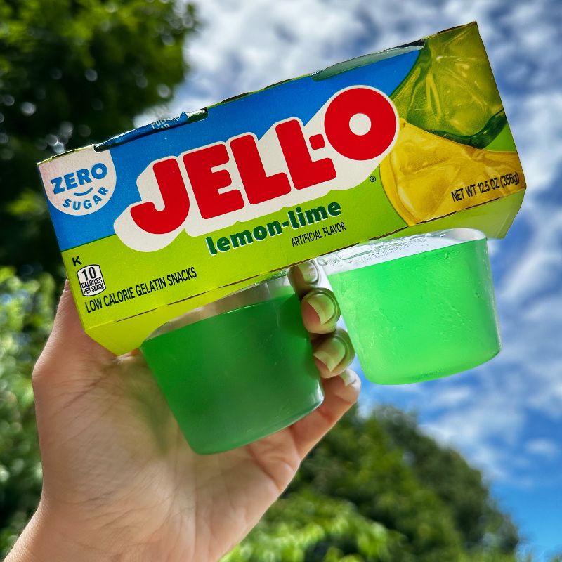 JELL-O Sugar Free Lemon Lime Gelatin - 12.5oz/4ct, 3 of 13