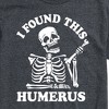Men's - Instant Message - Skeleton Bone I Found This Humerous Short Sleeve Graphic T-Shirt - 2 of 4