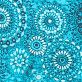 vibrant turq medallion