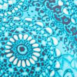 vibrant turq medallion