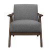 CAVINAS 32/28 inch Wide 100% Polyester Accent Chair with Cushion Back,Modern Upholstered Armchair for Living Room - 3 of 4