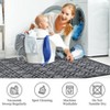 8x10 Machine Washable Rug Non Slip Backing Low Pile Modern Printed Area Rug - 4 of 4