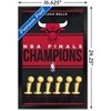 Trends International NBA Chicago Bulls - Champions 23 Framed Wall Poster Prints - 3 of 4