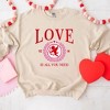 Simply Sage Market Women's Graphic Sweatshirt Love Is All You Need Cupid - 3 of 3