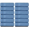White Classic Luxury 100% Cotton Washcloths Set of 12 - 13x13" - 2 of 4